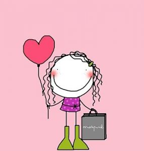 Glad liten flicka