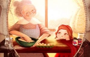 När en mormor ser sitt barnbarn för första gången