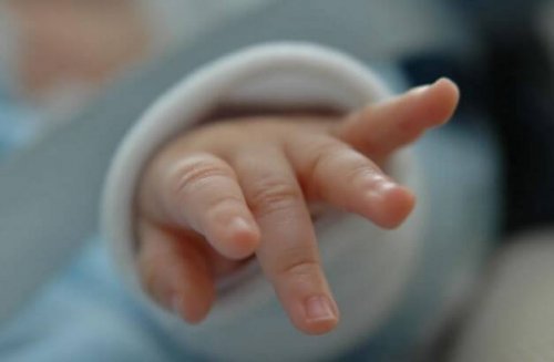 En bebis hand