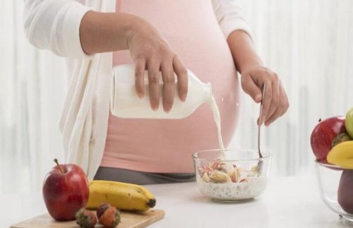 Gravid kvinnas kost