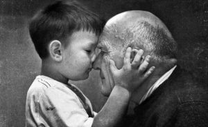 Min farfar har hår av silver och ett hjärta av guld