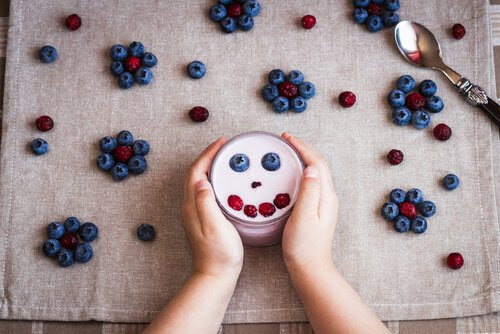 yoghurt med bär