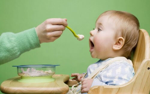 Mat som lindrar magknip hos barn