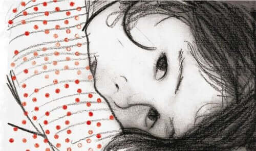 Illustration som föreställer en flicka.