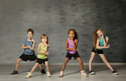 fördelar med dans: barn dansar