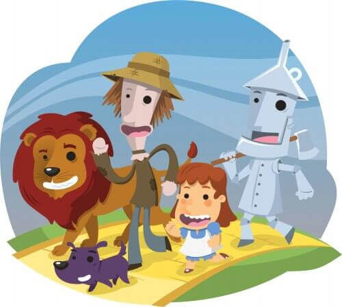 korta kapitelböcker för barn: trollkarlen av Oz