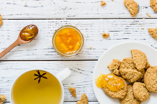 desserter för diabetiker: skorpor, te och marmelad