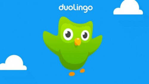 Det finns många språkappar, duolingo är en av dem.