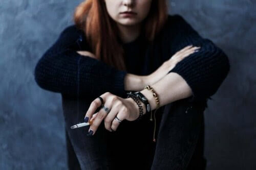 tonåring som röker