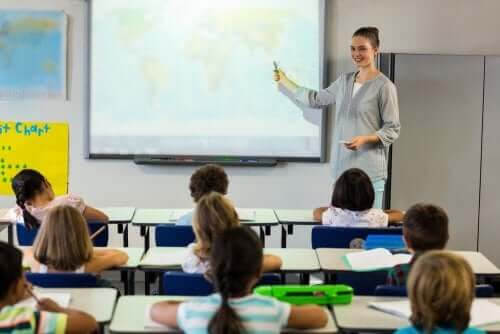 förståelsen i klassrummet: lärare och elever i klassrum