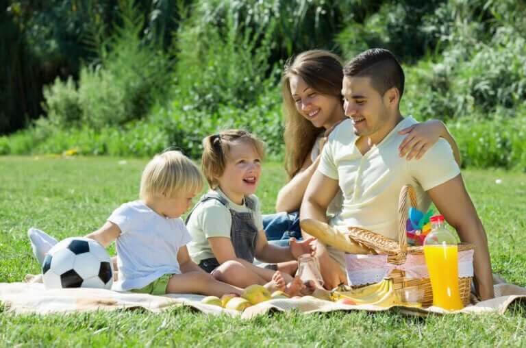 var en rolig mamma: på picnic