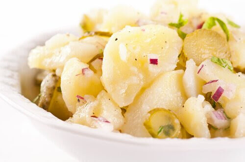 recept med potatis: potatissallad