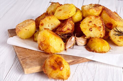 recept med potatis: knaprig potatis