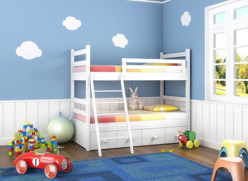 Tips för att inreda ett delat sovrum för dina barn