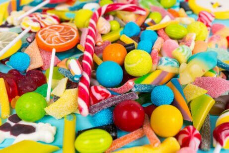 Sockerintag hos barn: godis