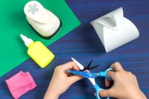 Roliga pyssel med foton för barn