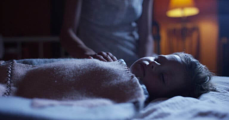 hypnopedi för barn: sovande baby