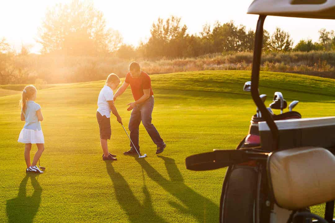 Barn med astma spelar golf