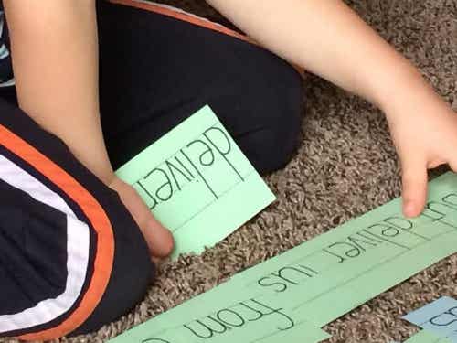 pojke använder Doman-metoden