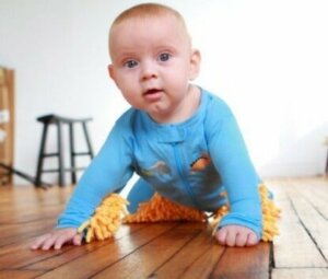 7 lekar som hjälper barnet att krypa