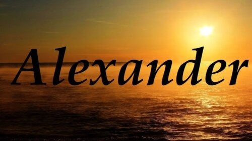 Ursprunget och betydelsen av namnet Alexander
