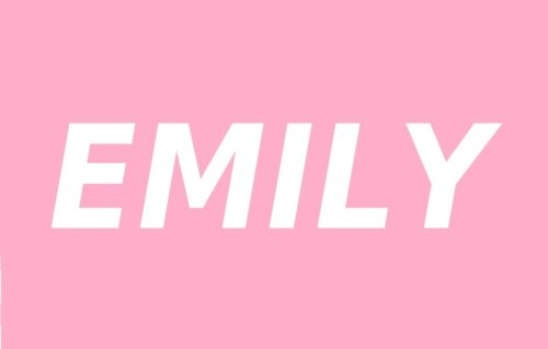 Ursprunget och betydelsen av namnet Emily