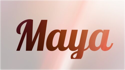 Ursprunget och betydelsen av namnet Maya