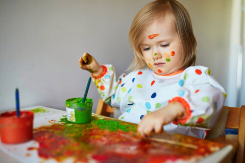 7 fördelar med fingermålning för barn