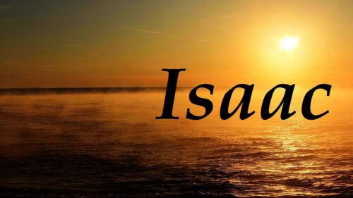 Ursprunget och betydelsen av namnet Isak