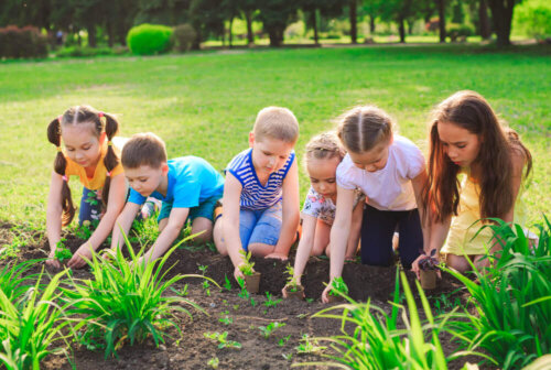 Experiment för att lära barn att ta hand om miljön