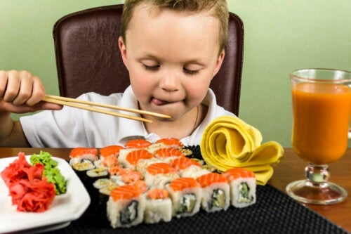 Kan barn äta sushi?